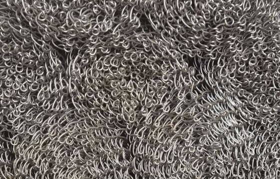 Marine Grade Stainless Steel Chain Link Wire Mesh With Alkali And Acid Resistance
