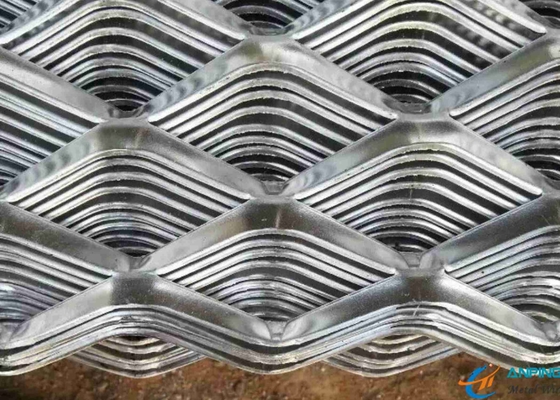 Aluminium Mengangkat Mesh Logam Yang Diperluas Digunakan Dalam Manufaktur