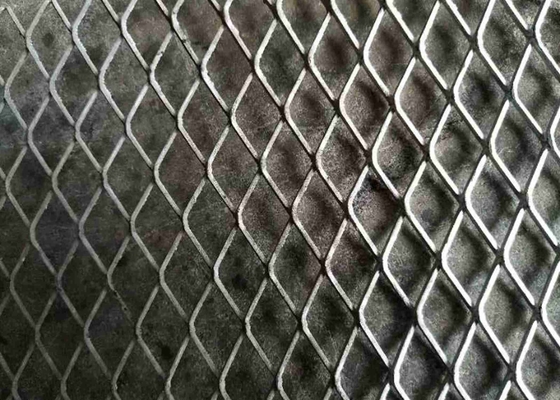 0.3mm-8mm Tebal Stainless Steel Expanded Metal Mesh Untuk Konstruksi Industri