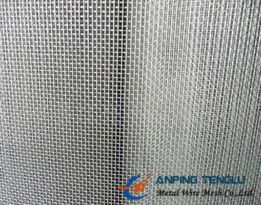 11 Mesh × 0,9 Mm Aluminium Alloy Security Screen Dengan Anti Rust Berat Ringan Kekuatan Tinggi
