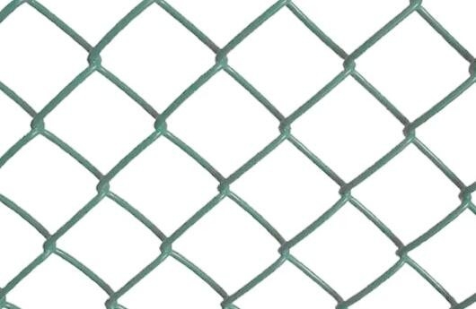 Green Chain Link Pagar Dengan Korosi Superior Dan ketahanan karat