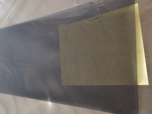 Heavy Duty Security Screen Mesh 750mm Kekuatan maksimum / daya tahan Black Steel Mesh