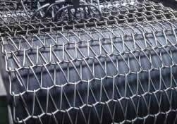 Ss 304 Ss 316 Woven Wire Conveyor Belt Pengolahan Makanan