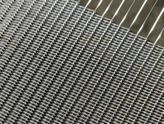 Perak Warna Baja tahan karat Belanda Weave Wire Cloth Mesh Terbungkus Edge Woven
