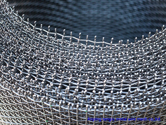Plain Weave Crimped Wire Mesh Stainless Steel Mesh Square Hole High Temperature Proof