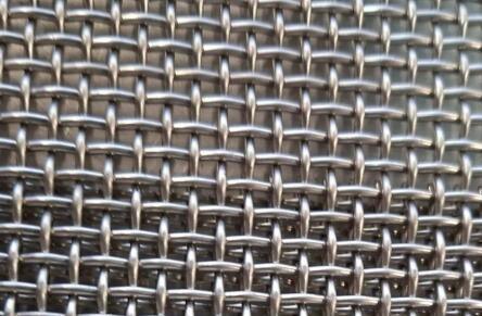 Steel Metal Mesh Crimped Screen Disesuaikan Untuk Menggetarkan Batu / Bijih Emas / Tambang Batubara