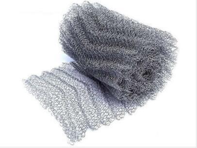 Anyaman Rajutan Crochet Terkompresi Layar Filter Kawat Rajut Datar / Tipe Bergelombang