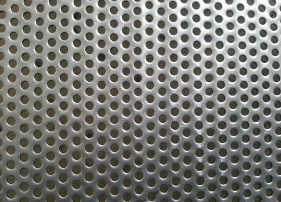 SS304 Layar Stainless Steel Berlubang 0.5mm Sampai 10mm Lubang Bulat
