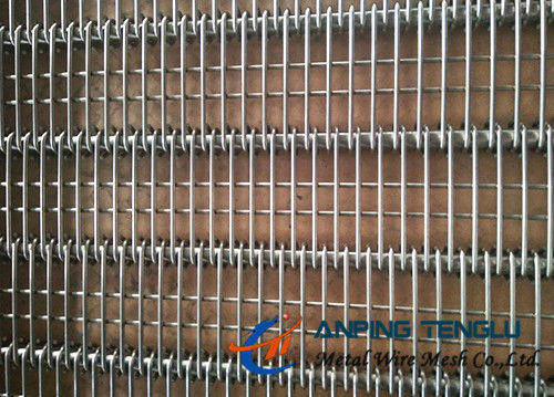 Sabuk Konveyor Kawat AISI 1.6mm hingga 4mm Perak Terang
