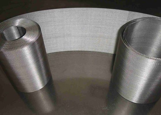 100mm 72x15 Mesh Stainless Steel Mesh Layar Twilled Dutch Weave