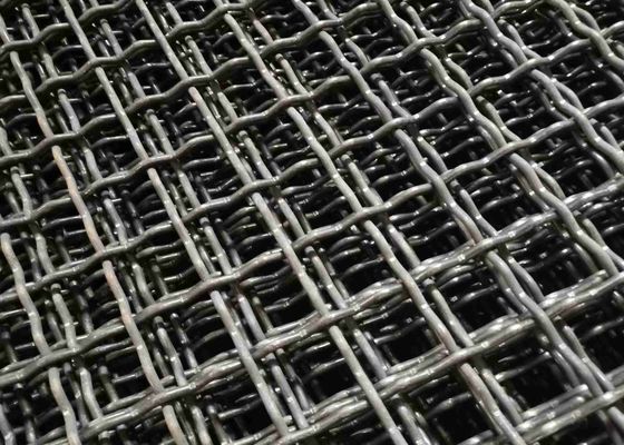 AISI Stainless Steel Crimped Wire Mesh 1.5mm Sampai 6mm, ASTM Galvanized Steel Mesh Screen