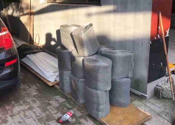 0.1mm Sampai 0.55mm Stainless Steel Metal Mesh Ketahanan Korosi