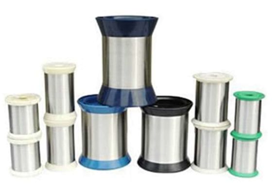 99,5% Kumparan Kawat Nikel Murni 0,025mm Hingga 6mm Tahan Alkali