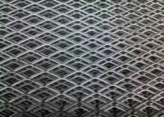 Baja Galvanis Expanded Metal Mesh Struktur Perusahaan Baja Karbon Rendah ISO