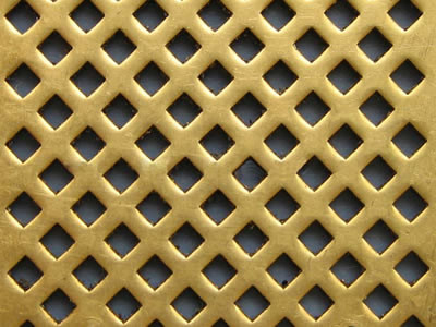 Tembaga Kuningan Non Ferrous Mesh Logam Berlubang 0.5mm Tebal