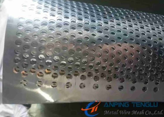 Tahan Aus 0.5mm Mesh Logam Berlubang Stainless Steel S30400