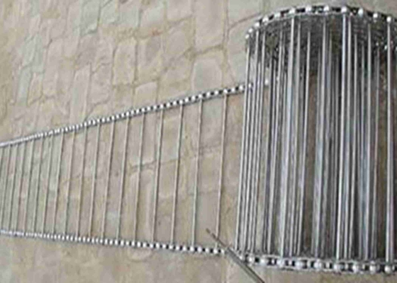 Ss 304 Ladder Conveyor Belt Tipe Lurus Dan Melengkung