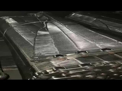 Panjang 10m-50m Flat Wire Mesh Conveyor Belt Open Area 67.5%-86% Diameter 0.9mm-2.35mm