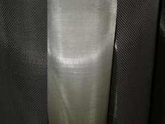 Ss304 Metal Mesh Security Screens Black Powder Coated 0.19mm Wire 1.4mm Lubang