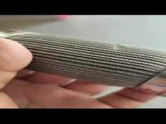 Korosi tahan Filter Wire Mesh Aperture Precision Untuk Heavy Duty Oil Gas Filtrasi